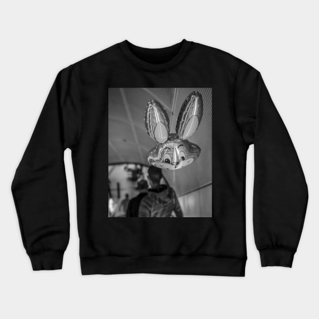 Balloon bunny Crewneck Sweatshirt by Sinned